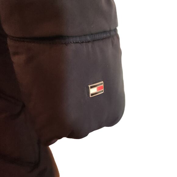 Tommy Hilfiger Long Puffer Coat Black Quilted
Street Style Outerwear Size Small - Picture 5 of 7
